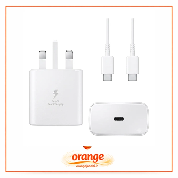 آداپتور 25W سه پین اورجینال سامسونگ(Samsung) همراه با کابل